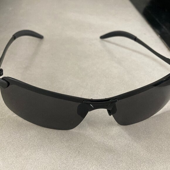 sunglasses black men's - Picture 1 of 5
